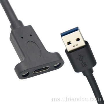 Panel Mount Baru Asal Berkelajuan Tinggi USB3.0